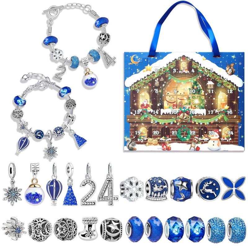 Gör-det-själv Jul🎁 - Adventskalender - Armband Överraskning Blind Box Set