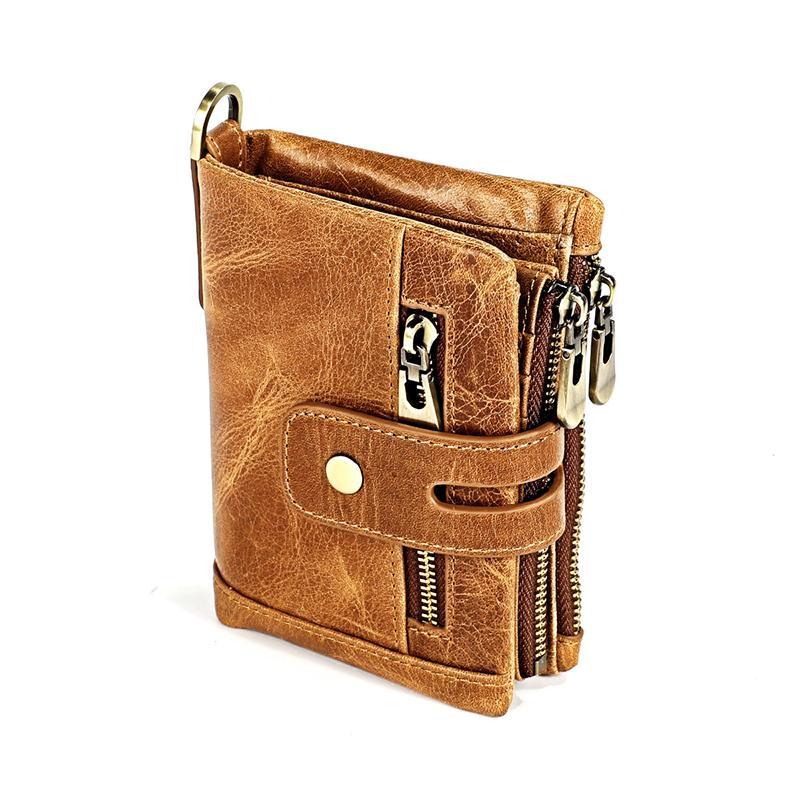 Retro Wallet with Zipper