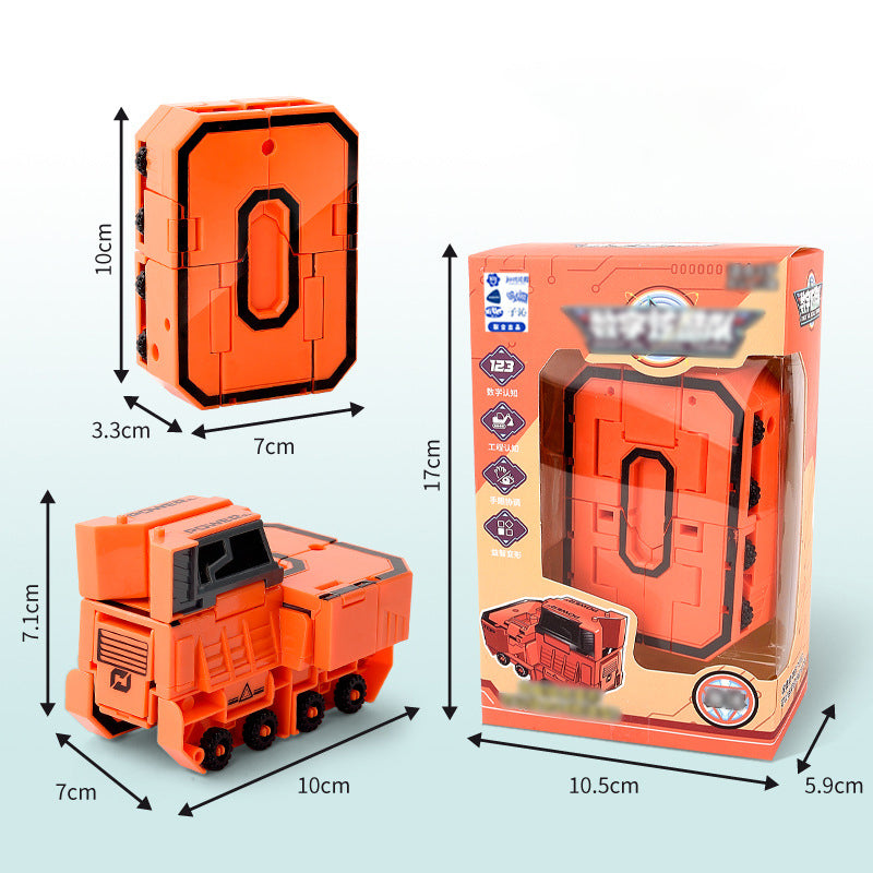 Leksaksdeformationsnummer Transformrobot