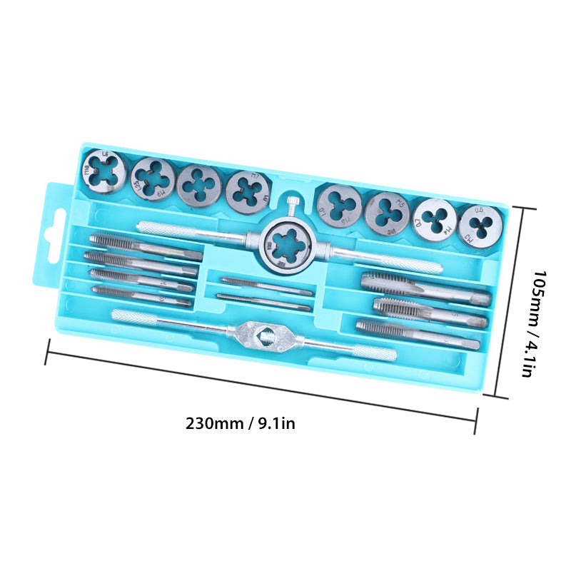 Tap och die set (20 st)