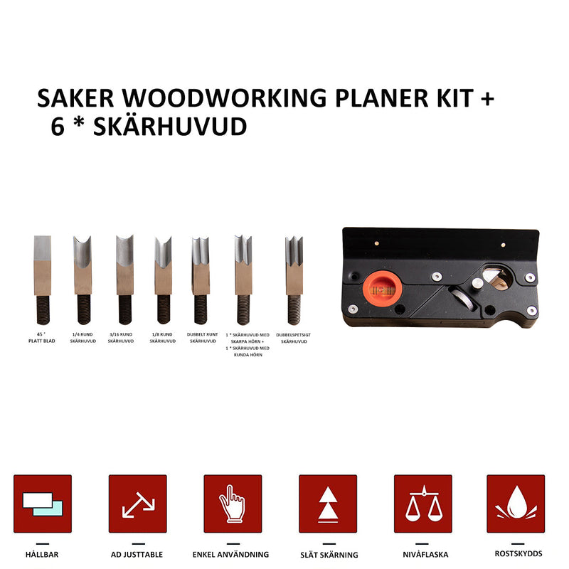 Säker® Trähyvel set