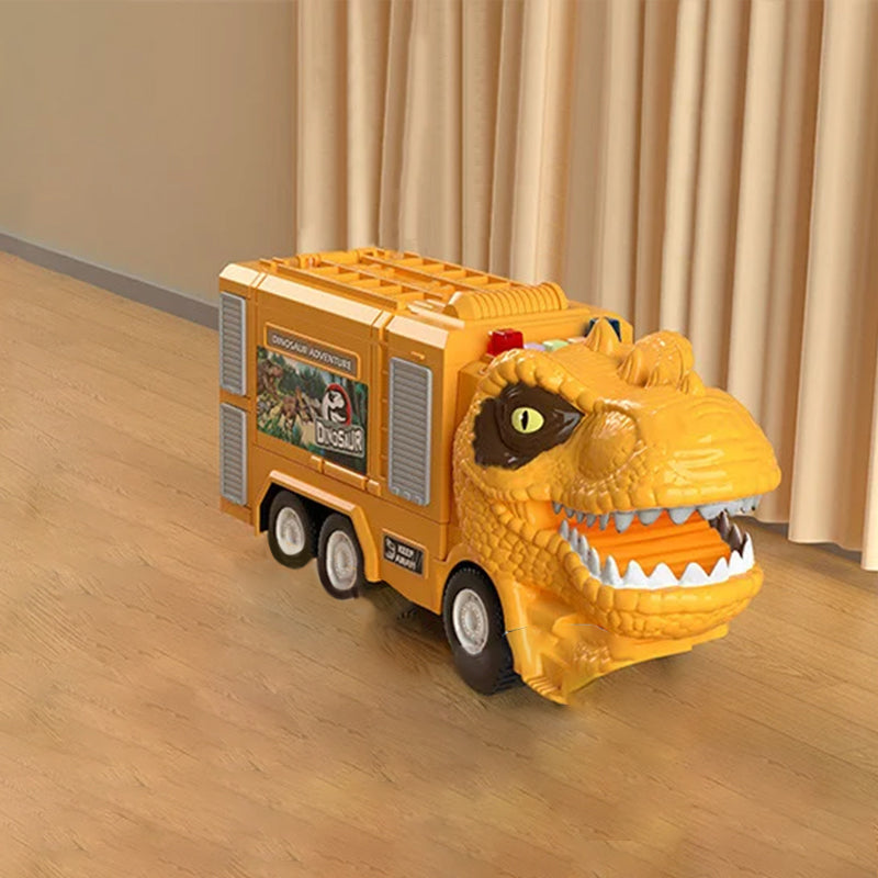 🦖Ny Dinosaur Transformerande Engineering Truck Leksaksset med ljus och musik