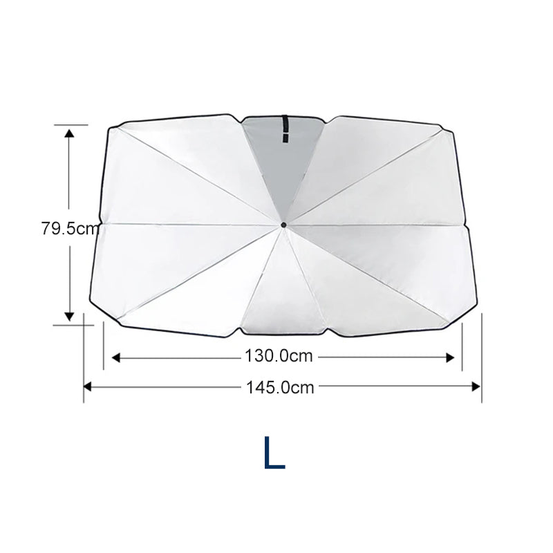 Paraply solskydd för bil