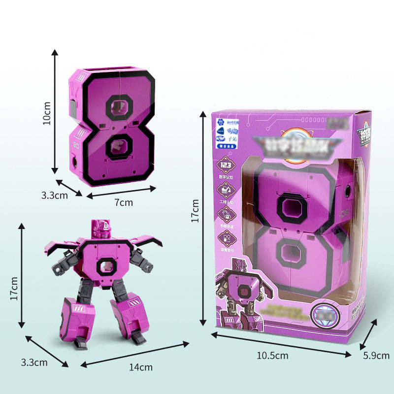 Leksaksdeformationsnummer Transformrobot