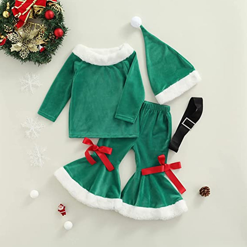 Santa Baby jultema Holiday Bell Set