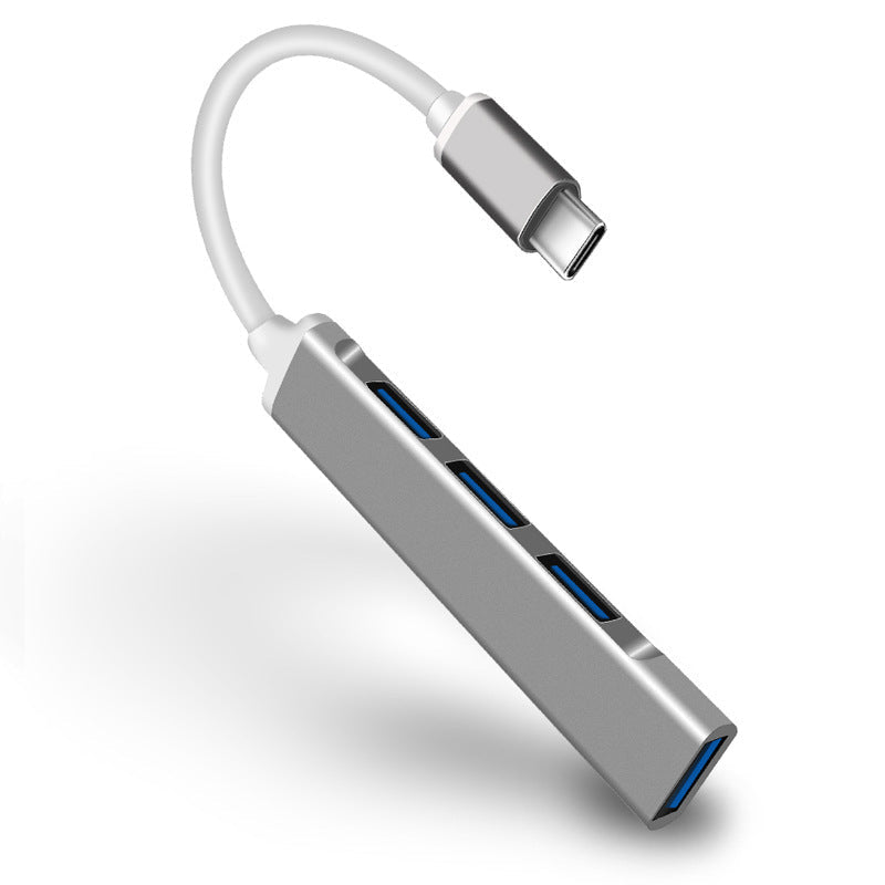 Höghastighets USB Typ C HUB 4-portar