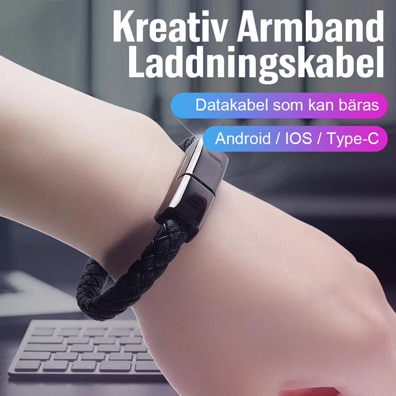 Kreativt Armband med Laddningskabel