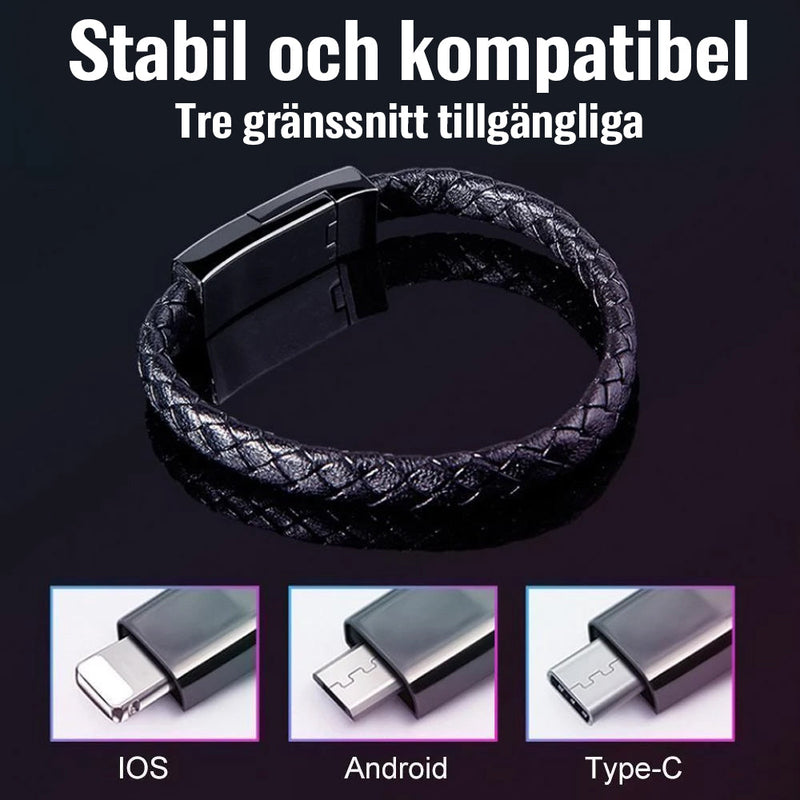 Kreativt Armband med Laddningskabel