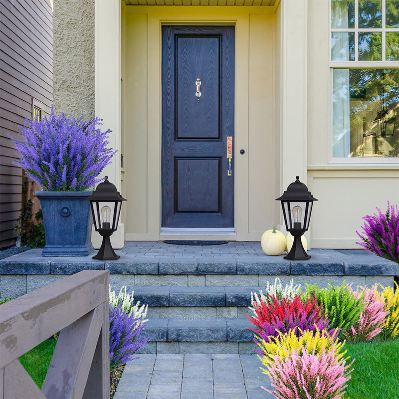 Utomhus konstgjorda lavendelblommor