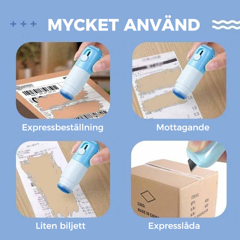 👍Termisk korrigeringspenna med brytkniv