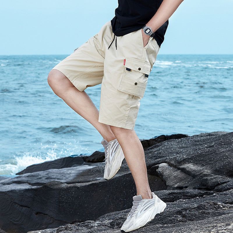 Mäns strand cargo shorts