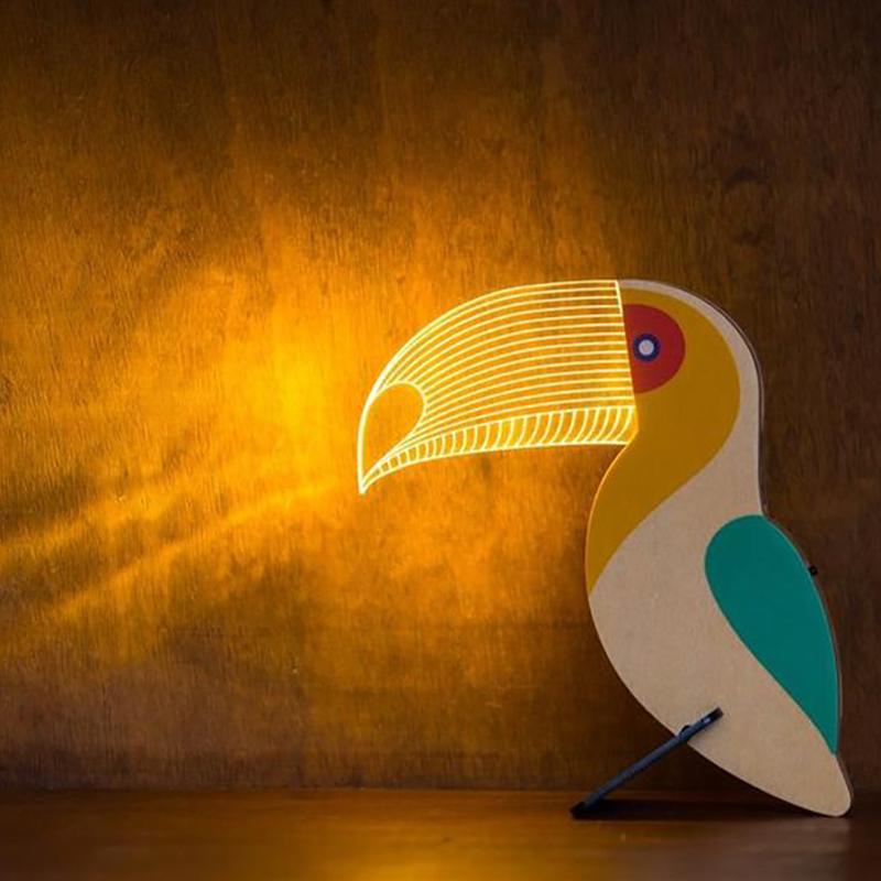 LED kreativ djur dekorations ljus