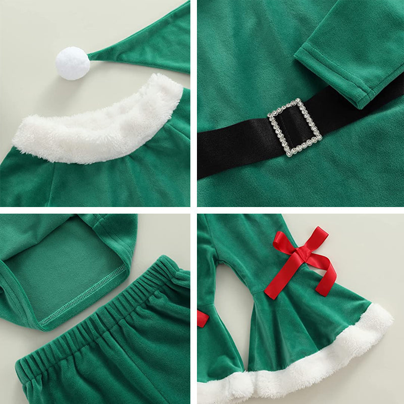 Santa Baby jultema Holiday Bell Set