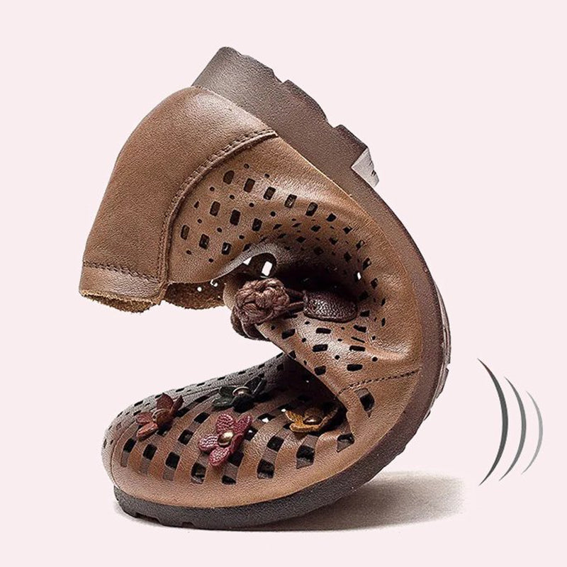 Rund tå ihåliga skor för kvinnor