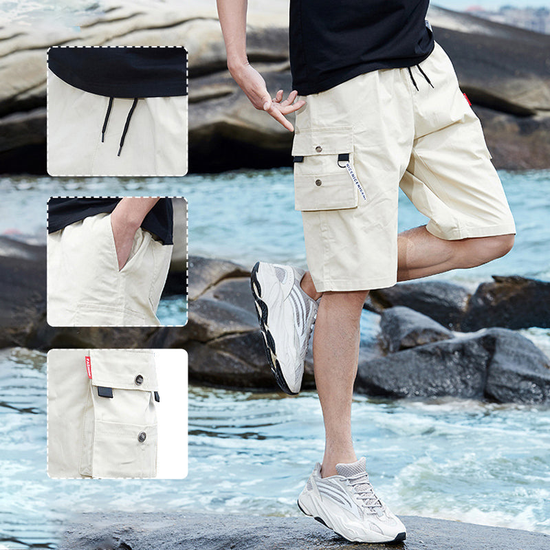 Mäns strand cargo shorts