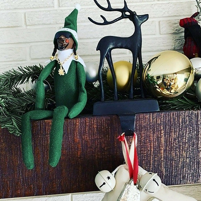 Julklapp Snoop På En Stoop Julnissedocka