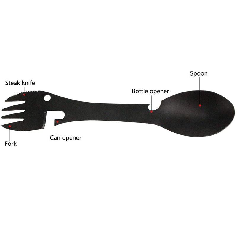 Trekverktyget - 5 i 1 taktisk spork