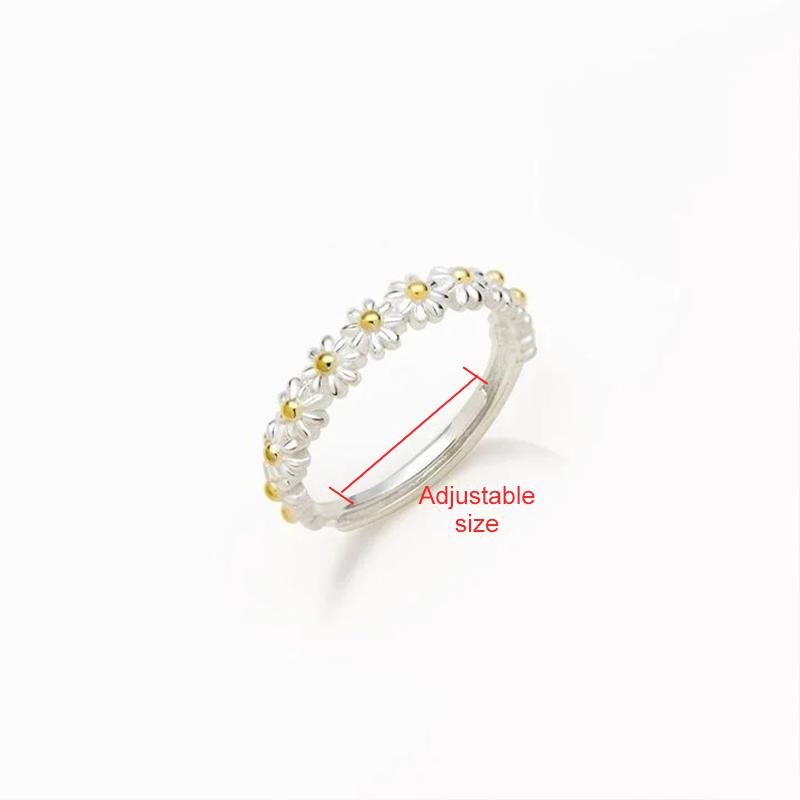 Justerbar Little Daisy Ring(💝Gratis frakt🔥 Köp 2，-10%🌼）