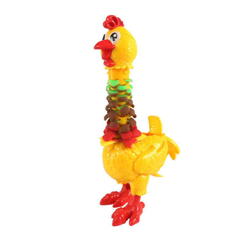 Färger Polymer Lera Fjäder Rolig kycklingleksak