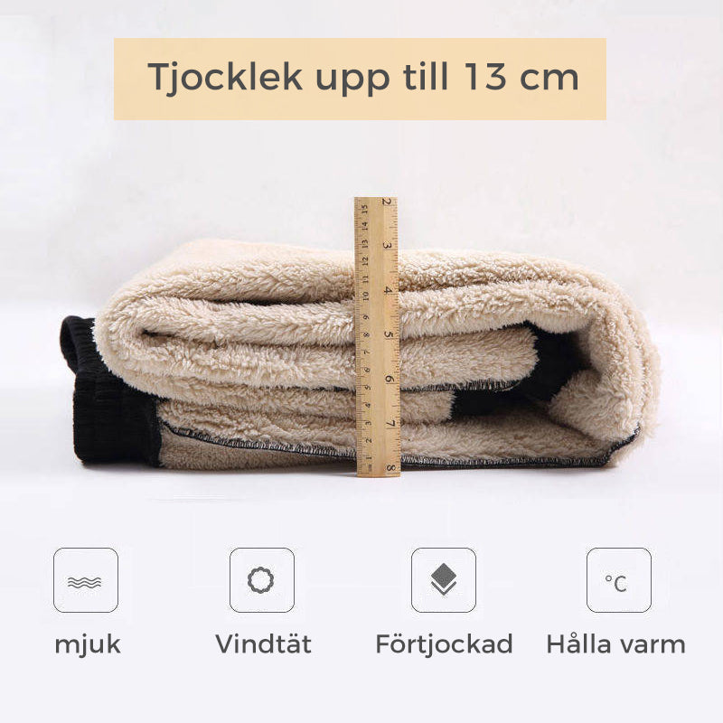 Kvinnor Fleece vadderade Träningsbyxor