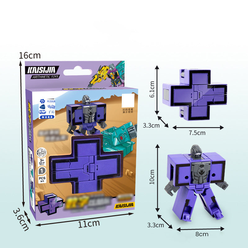 Leksaksdeformationsnummer Transformrobot