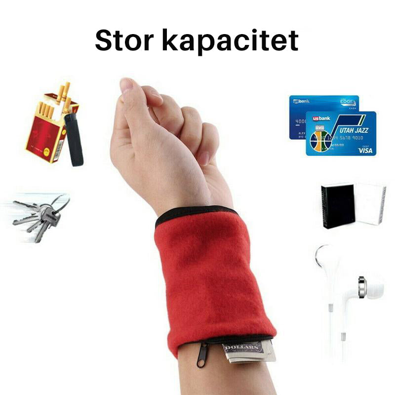 Sportkläder - Svettband med dragkedja🔥