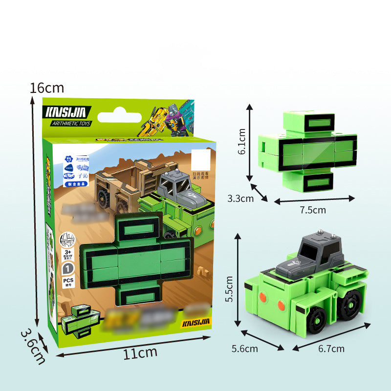 Leksaksdeformationsnummer Transformrobot