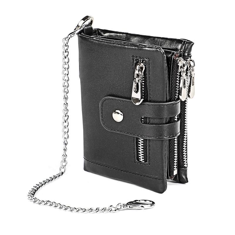 Retro Wallet with Zipper