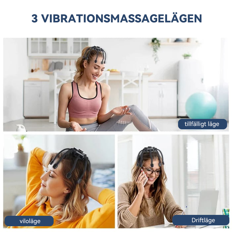 Ultra hårbottenmassageapparat