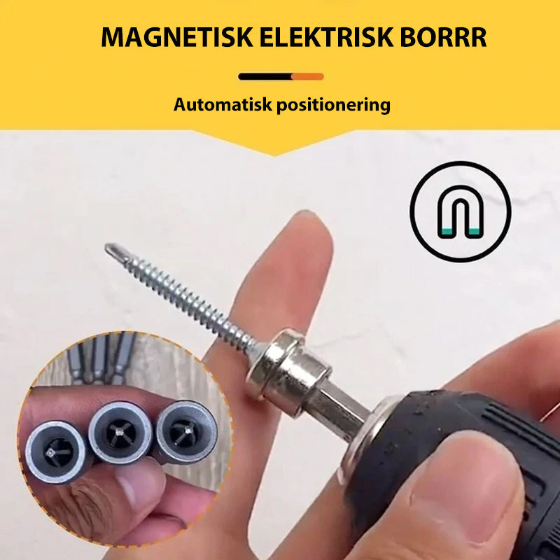 Magnetiska positionerande skruvmejselbitar (5 st)