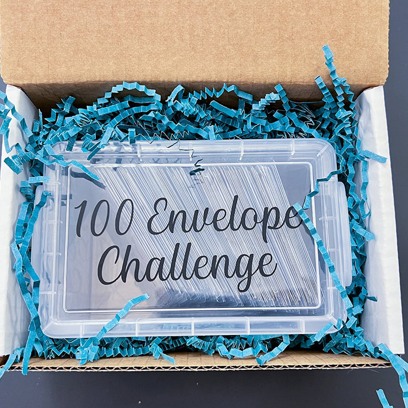 100 Kuvertutmaningssats i en låda