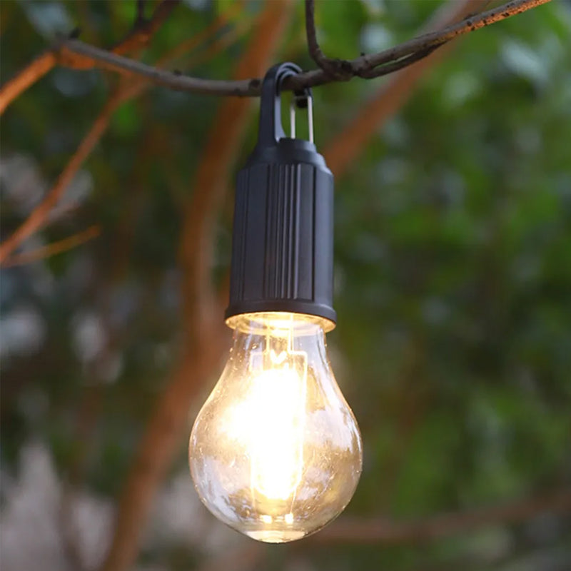 2023 Nytt utomhuscamping hängande lampa med Type-C-laddning i retrostil
