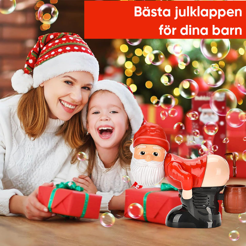 Rolig Santa bubbla blåser maskin