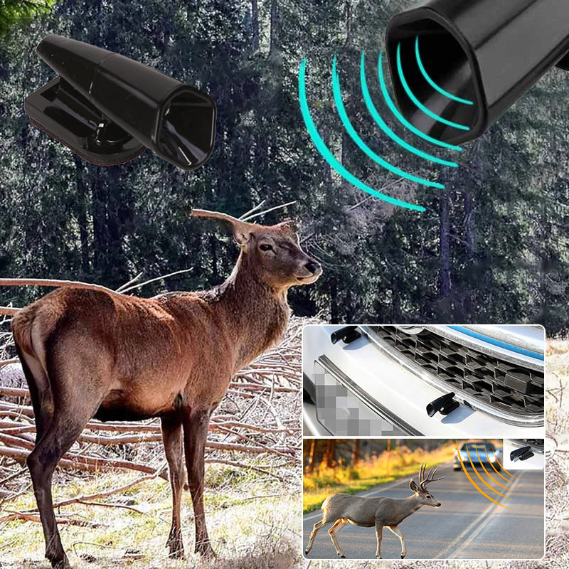 Ultraljud Deer Warning Whistle Repeller för bil