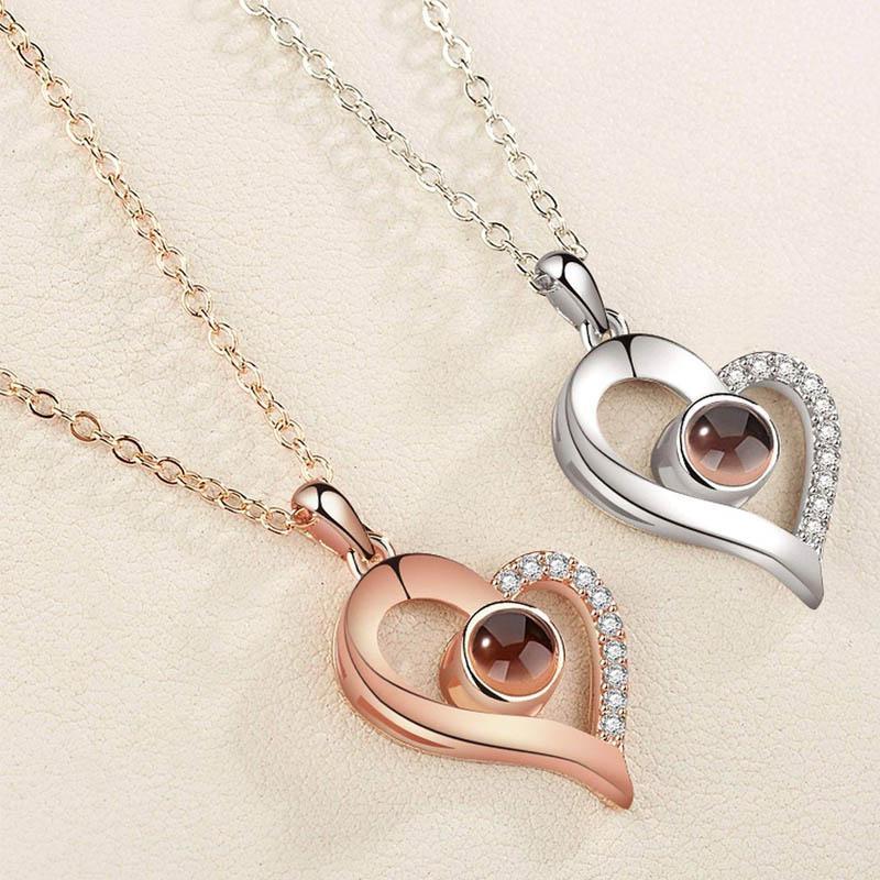 Love Projection Heart Halsband