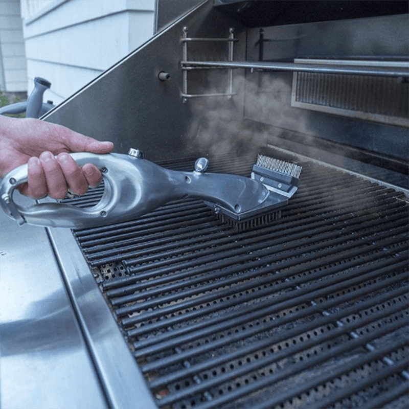 Grillborste med ergonomiskt handtag