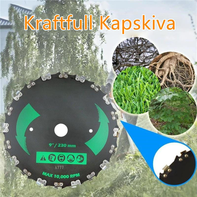 Kapskiva 7 "9" för grästrimmer