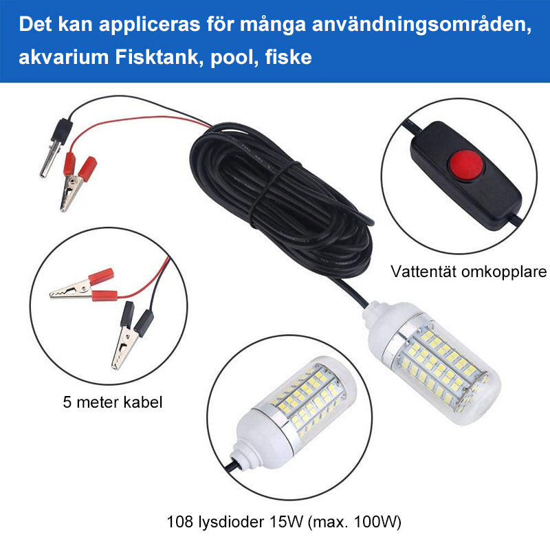 Multifunktionellt LED-ljus för Fiske