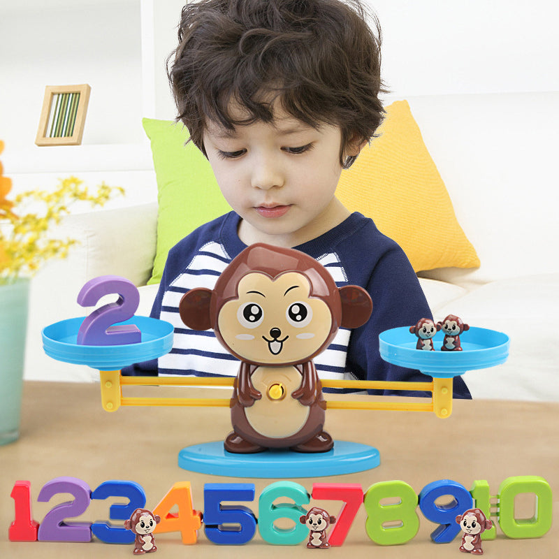 Monkey Balance Cool Mattespel för barn