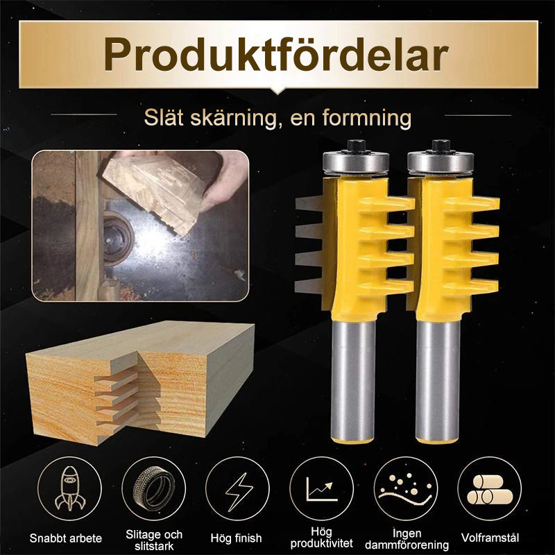 Tungan & Räffla Fräsning Router Bit