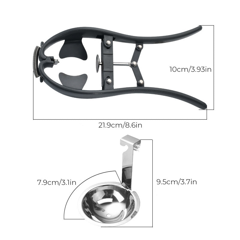Multifunktionell 2-i-1 äggöppnare-super fantastiskt äggvispningsverktyg