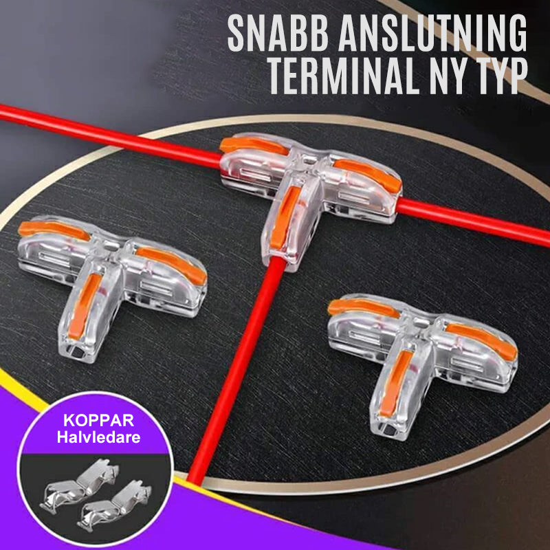 Ny Typ av Snabbanslutningsterminal(10st)