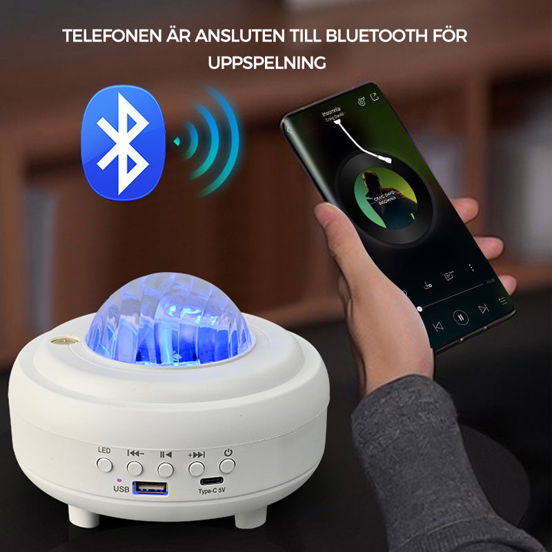 Bluetooth-ljudstjärnljus