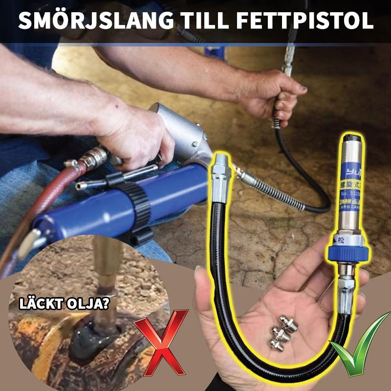 Smörjslang till fettpistol med högtryck