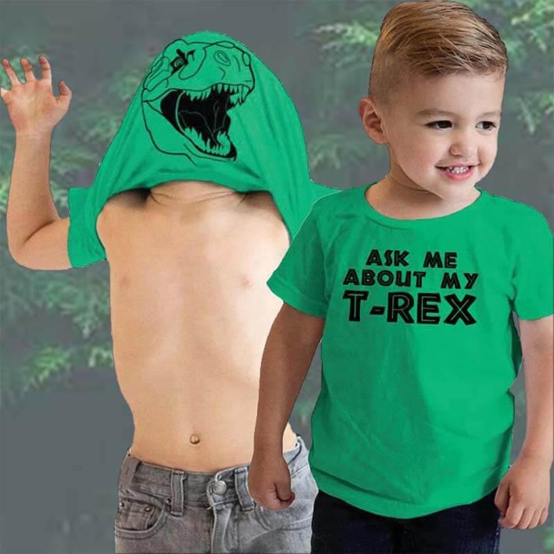 Funny Dinosaur T-shirt - för vuxna och barn