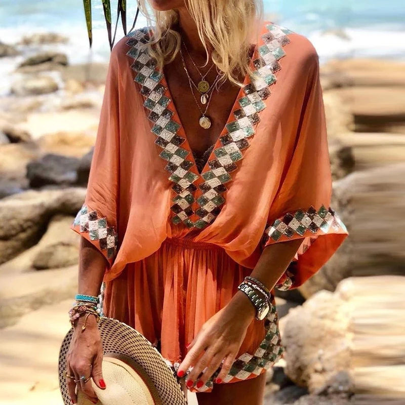 Strand boho jumpsuit