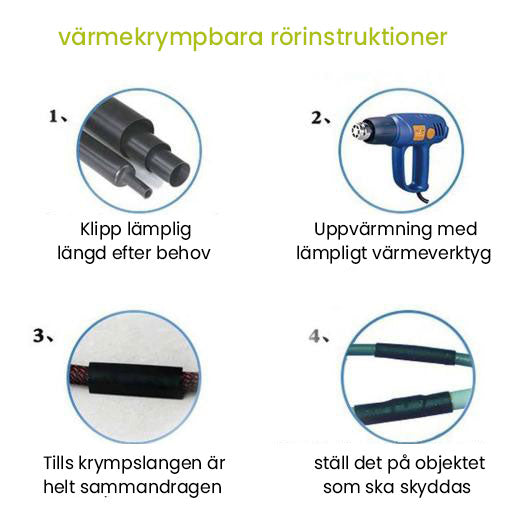 USB -kabel värmekrympbar rör (280 st)