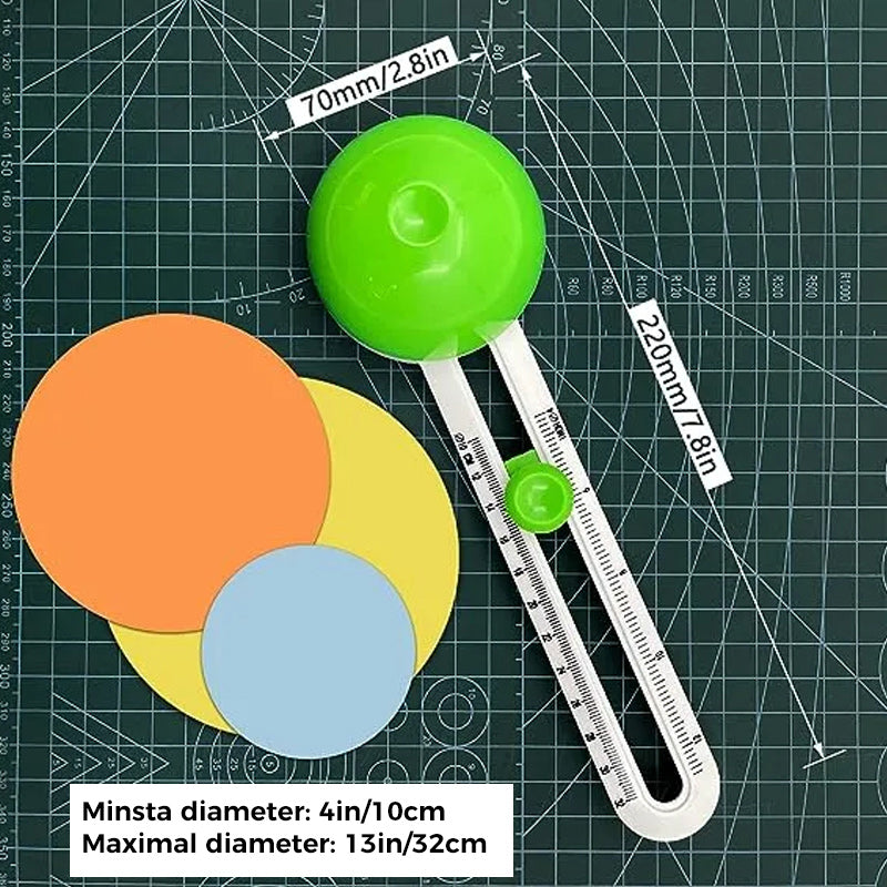 Enkel rund skärkniv i plast Modell