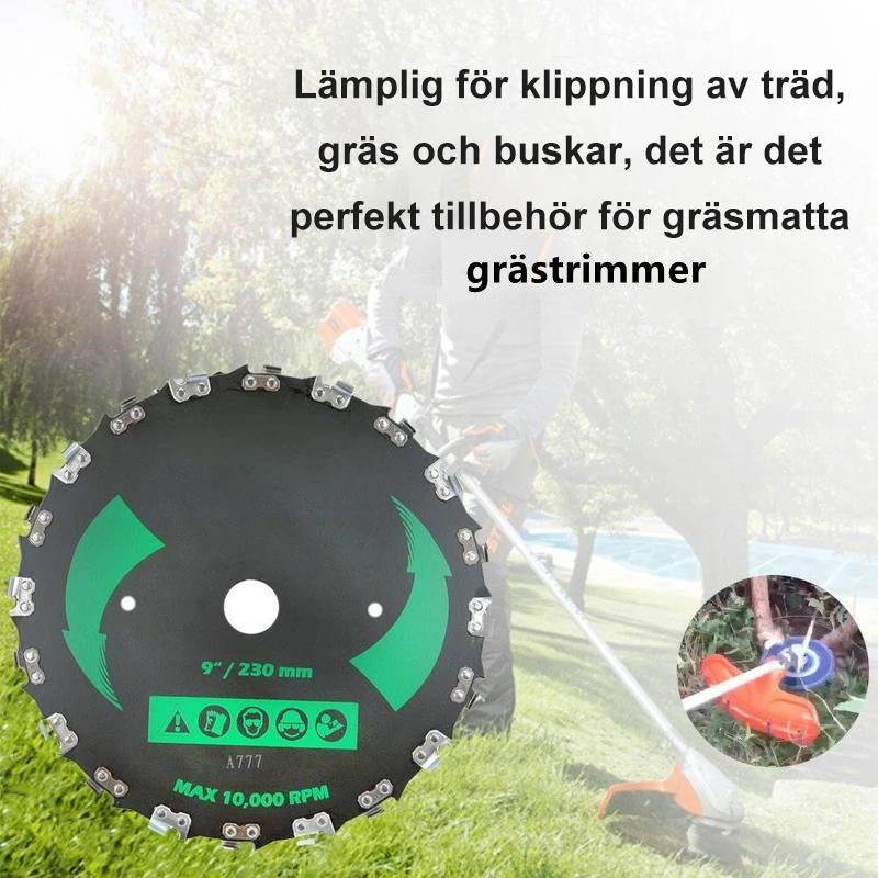 Kapskiva 7 "9" för grästrimmer