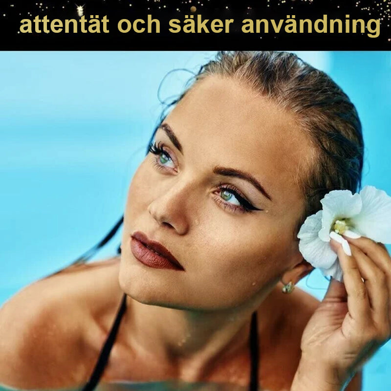 Vattentät och återanvändbar eyeliner och ögonfransdekal